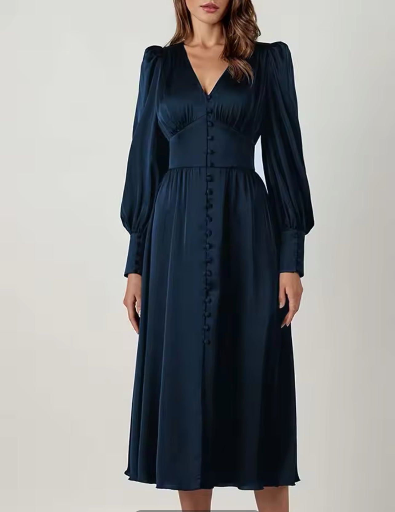 ROBE EN SATIN
