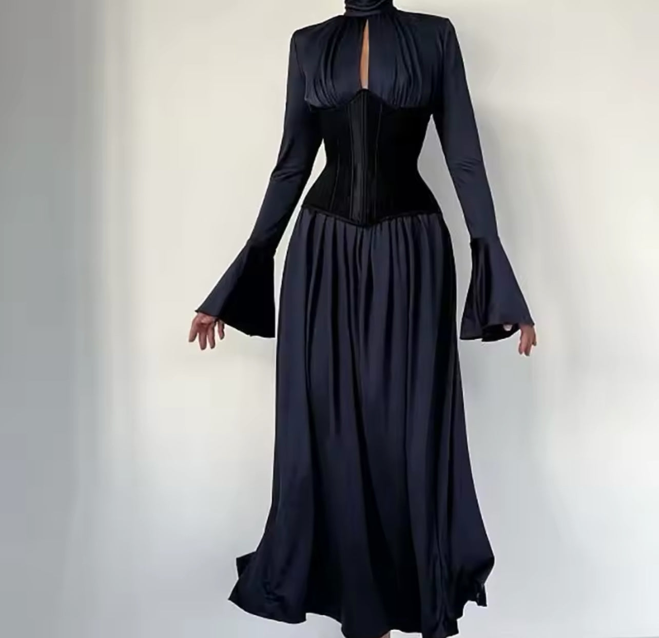 ROBE LONGUE PLISSÉ