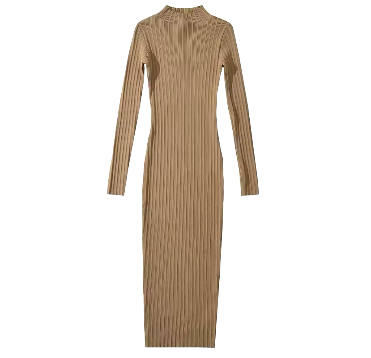 ROBE TRICOT CÔTELÉ