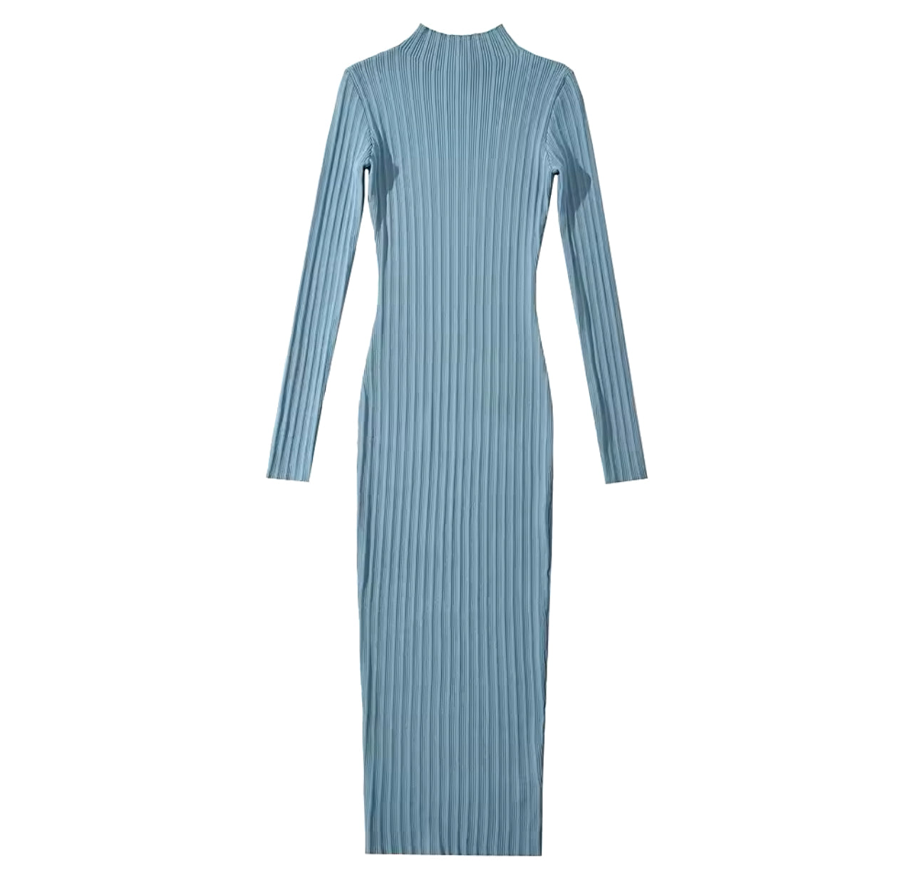 ROBE TRICOT CÔTELÉ