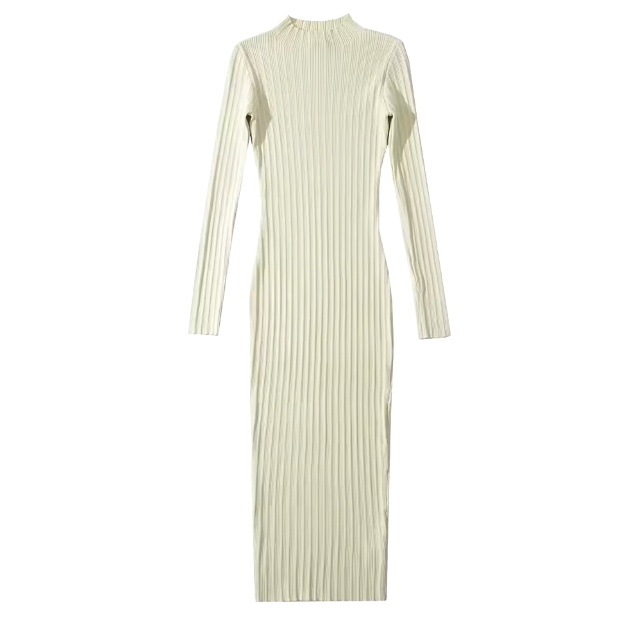 ROBE TRICOT CÔTELÉ