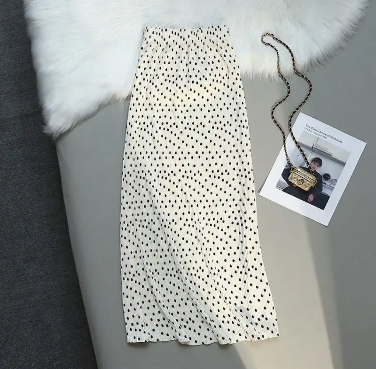 JUPE À POIS