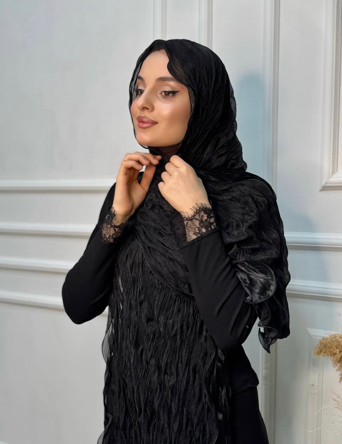 VOILE BOUCLÉS ORGANZA